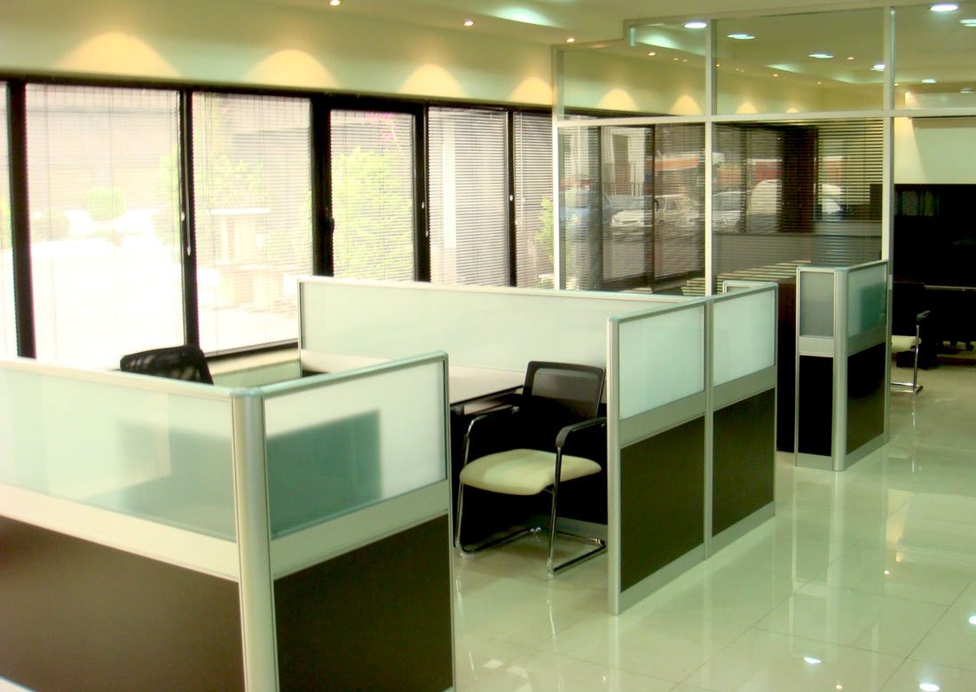 Alüminyum cam ofis bölme