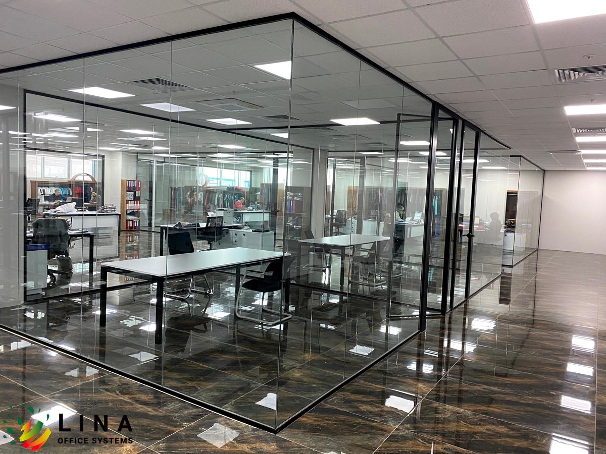 cam cama ofis bölme